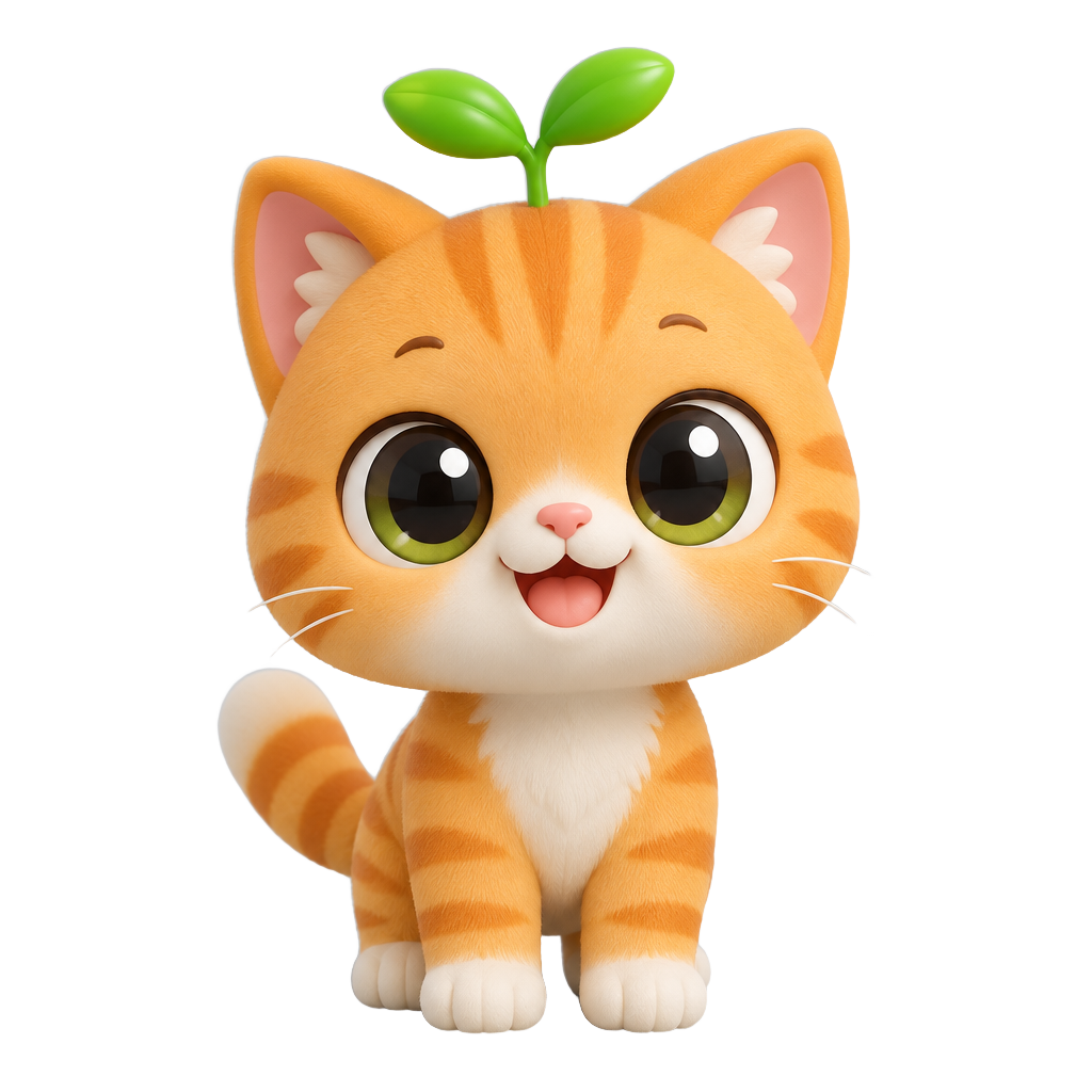 Sprout, the level 3 cat
